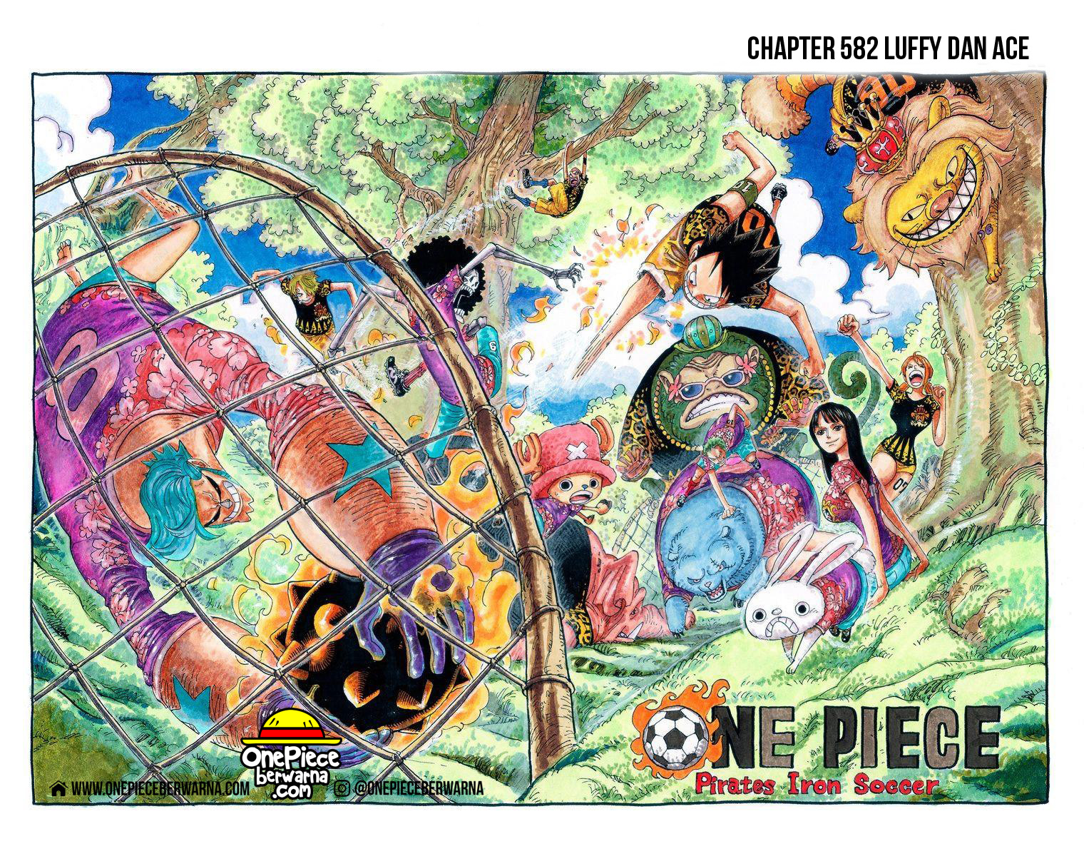 One Piece Berwarna Chapter 582